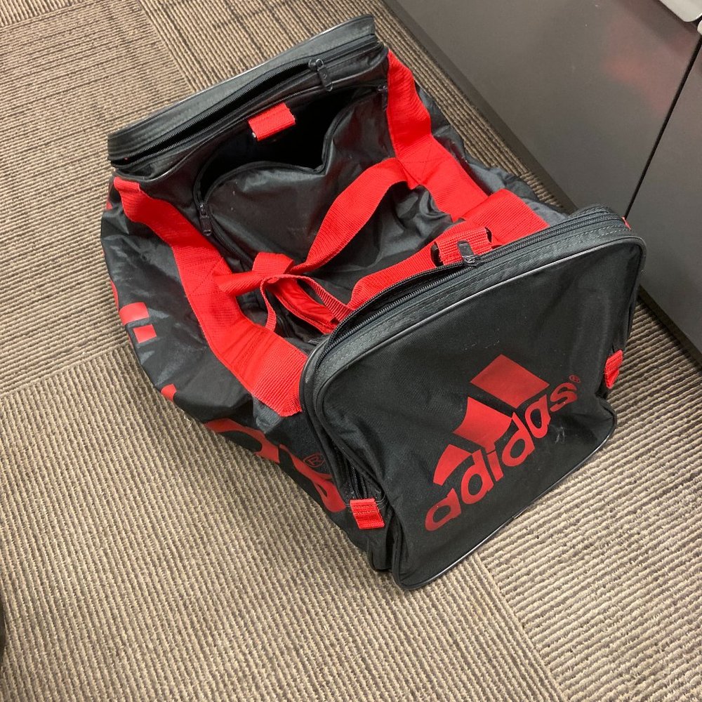 Red & Black Adidas Duffel